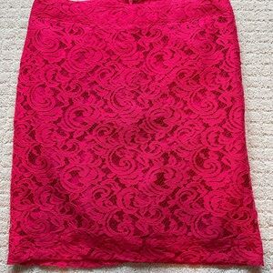 Merona Pink Embellished Pencil Skirt Cocktail